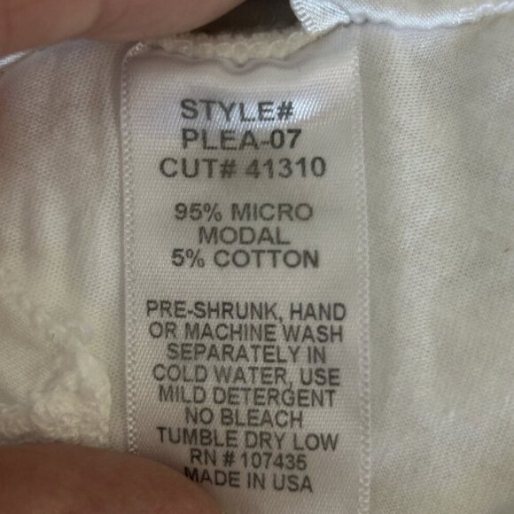 Hard Tail Forever White Triple Tiered Skirt and Ribbed Pleated Tank Size Small - Picture 2 of 10